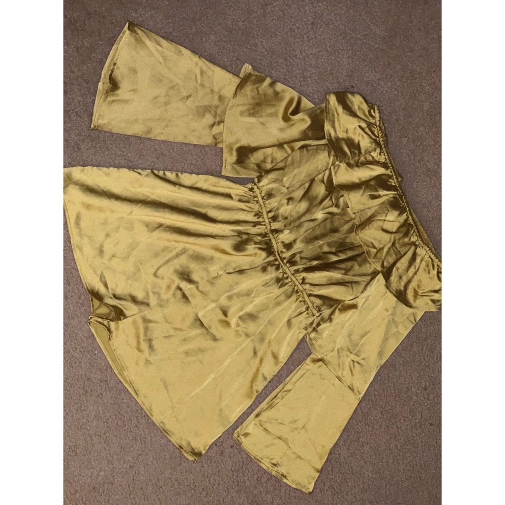 Satin Frill Romper